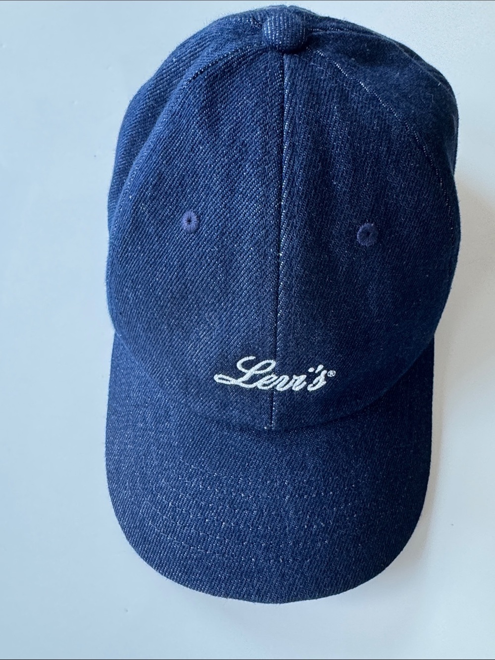 Levi's Dark Navy Embroidered Logo Cap -women